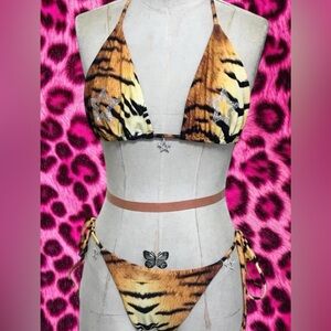 Tiger Print Bikini